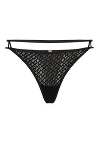 BLACK // BRIEFS THONG B LACE