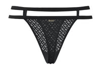 BLACK // BRIEFS THONG B LACE