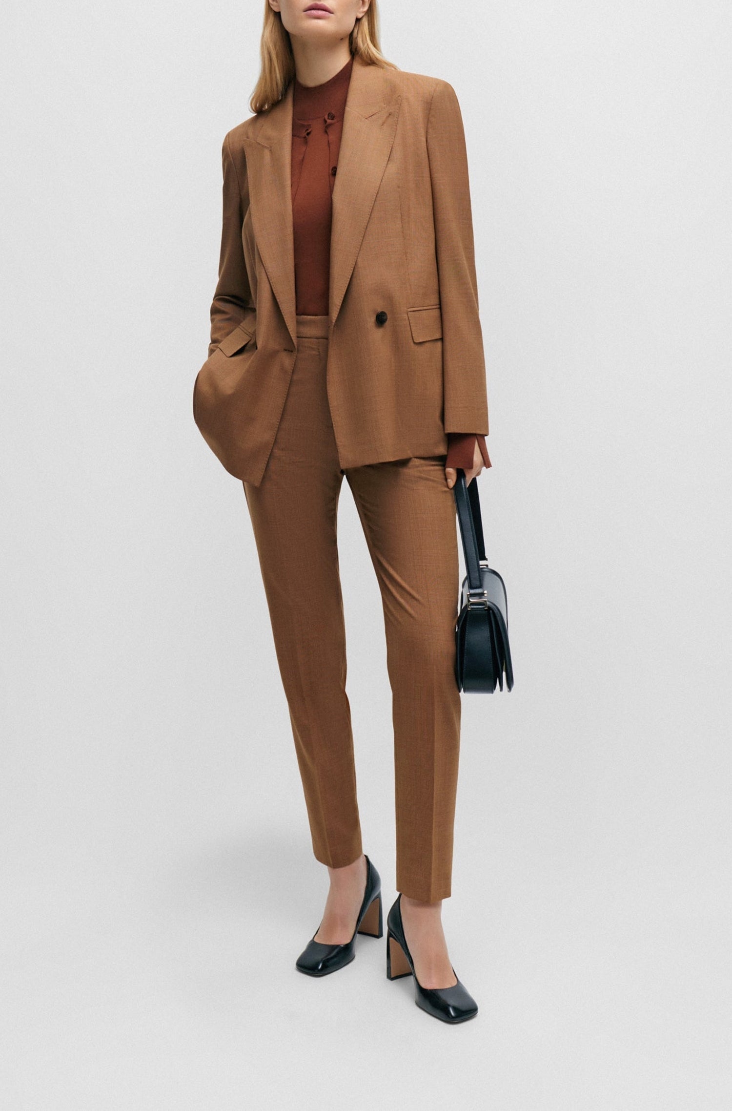 MEDIUM BROWN // KNITWEAR FARINTA
