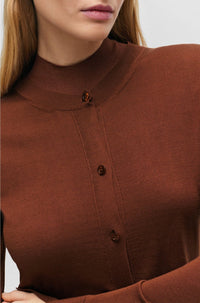 MEDIUM BROWN // KNITWEAR FARINTA
