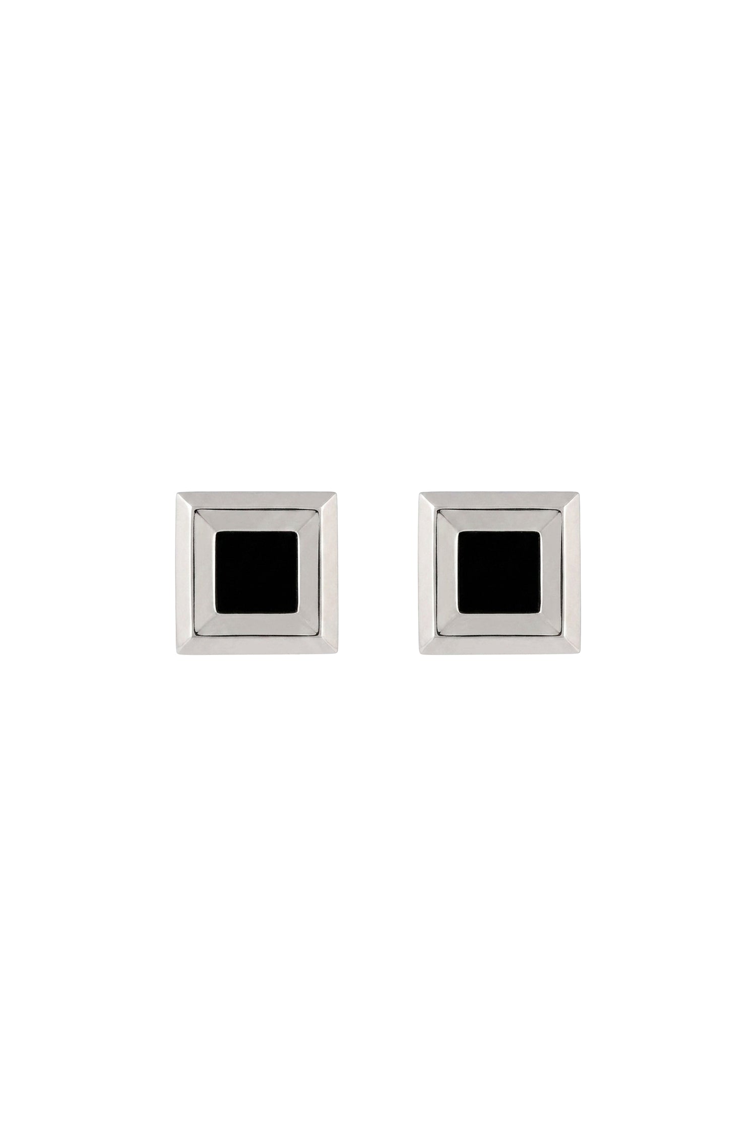 Square Cufflinks - Black