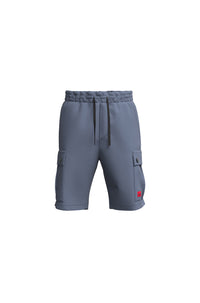 Garlio shorts with an elasticated waistband - Open Blue