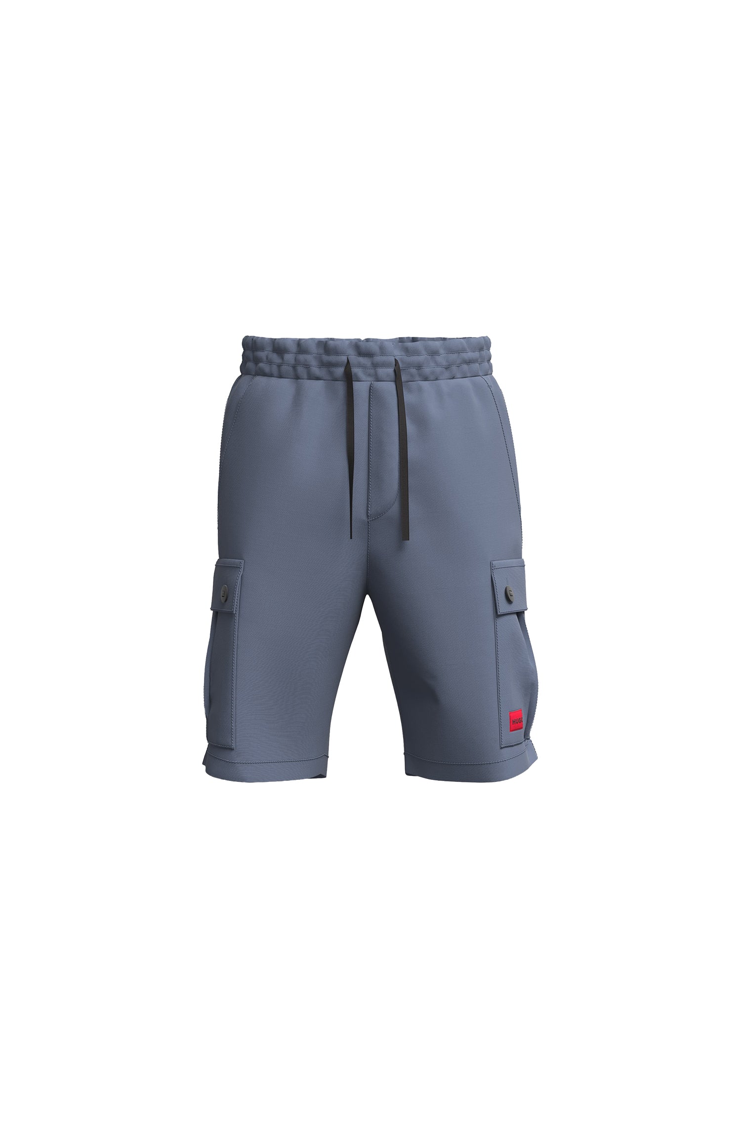 Garlio shorts with an elasticated waistband - Open Blue