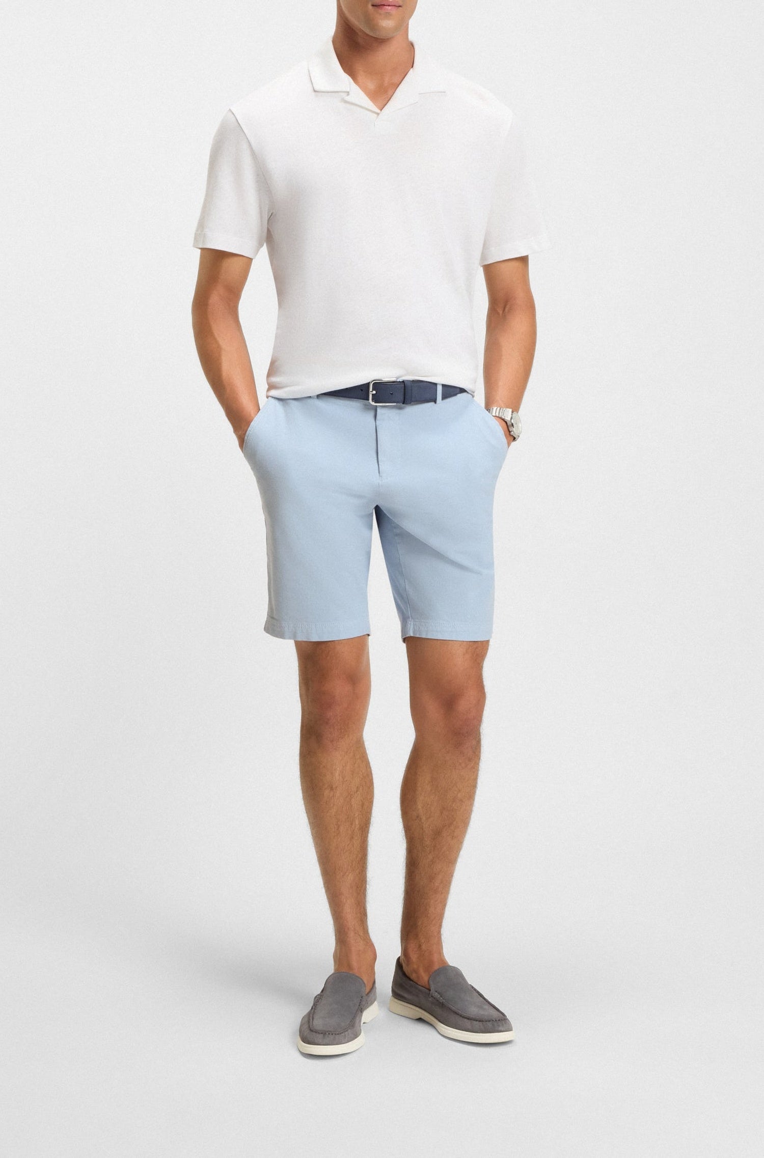 Short court Slice - Light & Pastel Blue