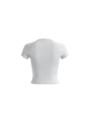 WHITE // T-SHIRTS BABY TEE_B