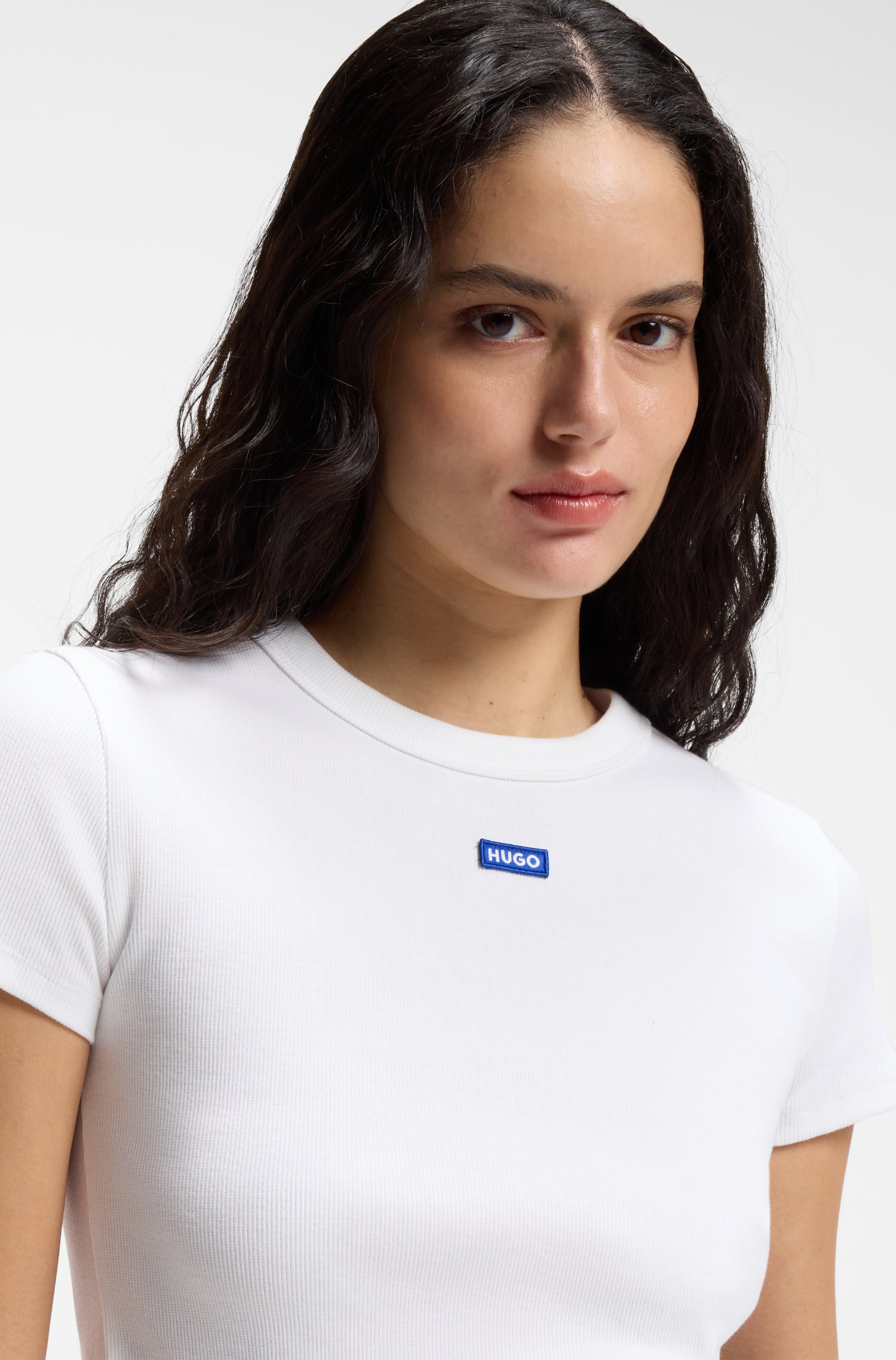 WHITE // T-SHIRTS BABY TEE_B