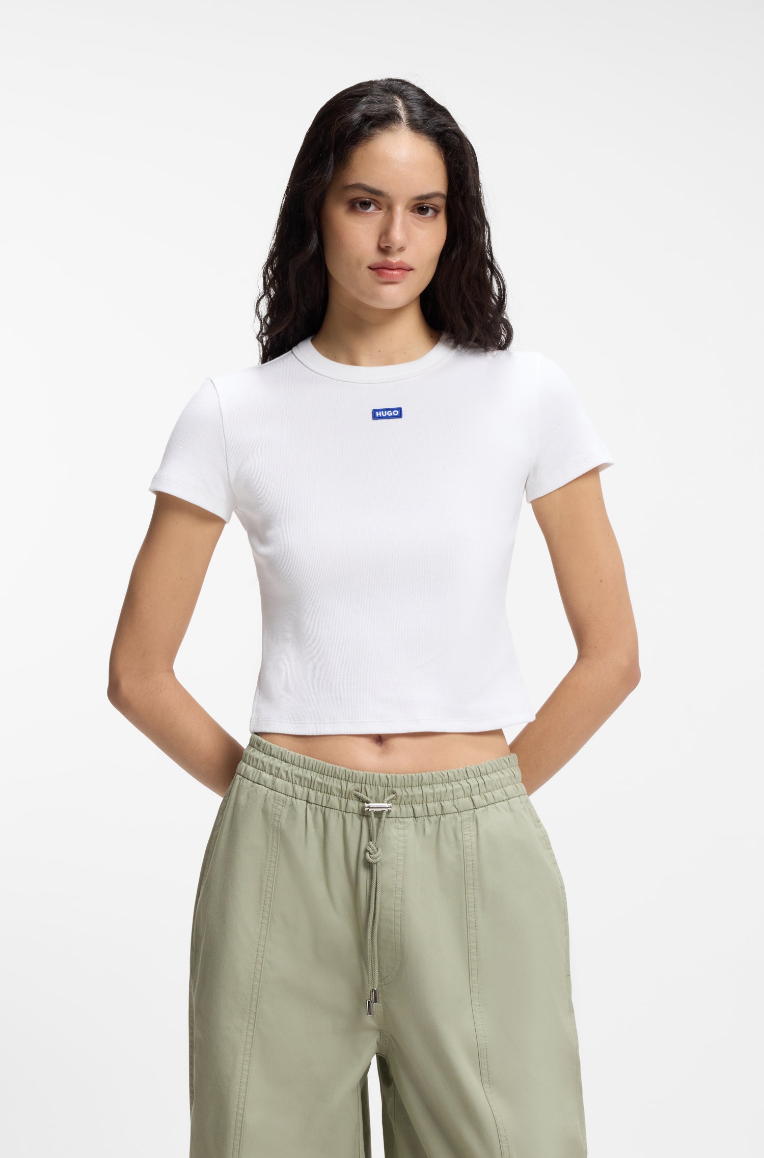 WHITE // T-SHIRTS BABY TEE_B