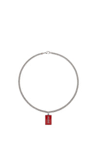 Hugo locket necklace - Silver