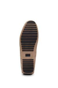 Driver leather loafers - Medium Beige