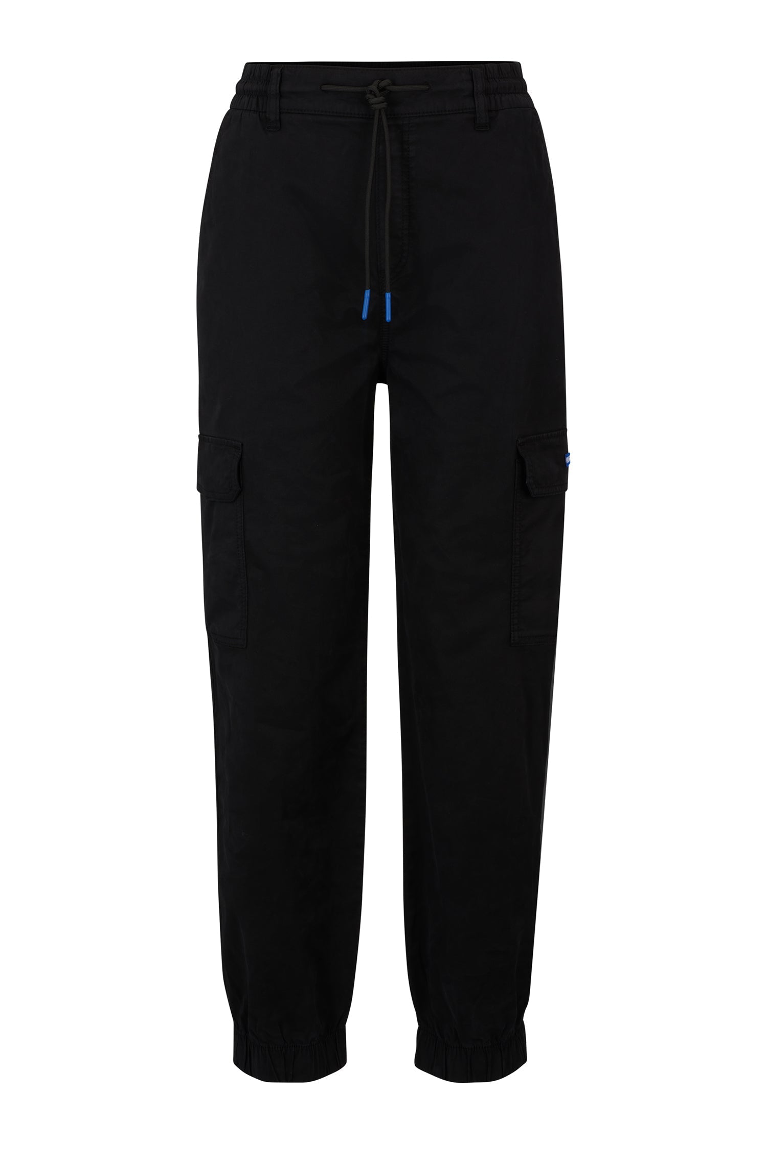 BLACK // CASUAL TROUSERS HISUNE-1-D_B