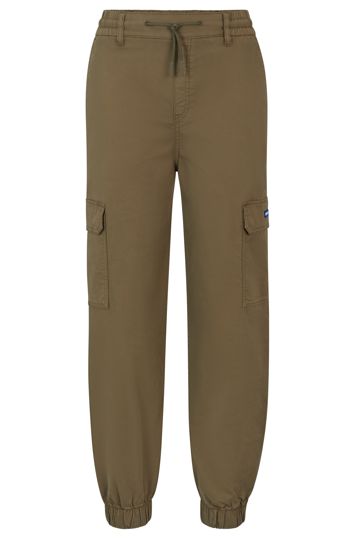 OPEN GREEN // CASUAL TROUSERS HISUNE-1-D_B