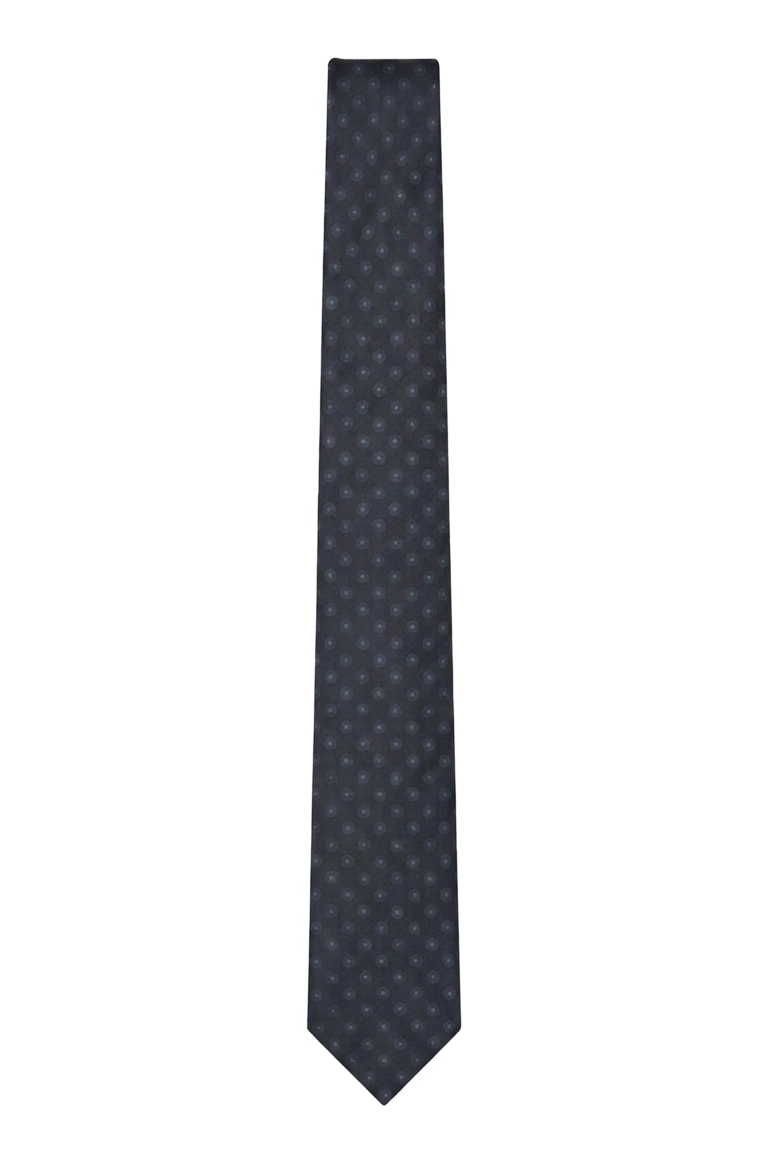 Blended wool tie - Dark Blue