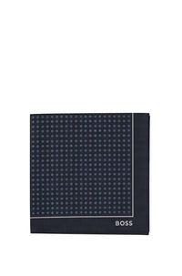 Wool-blend pocket square - Dark Blue