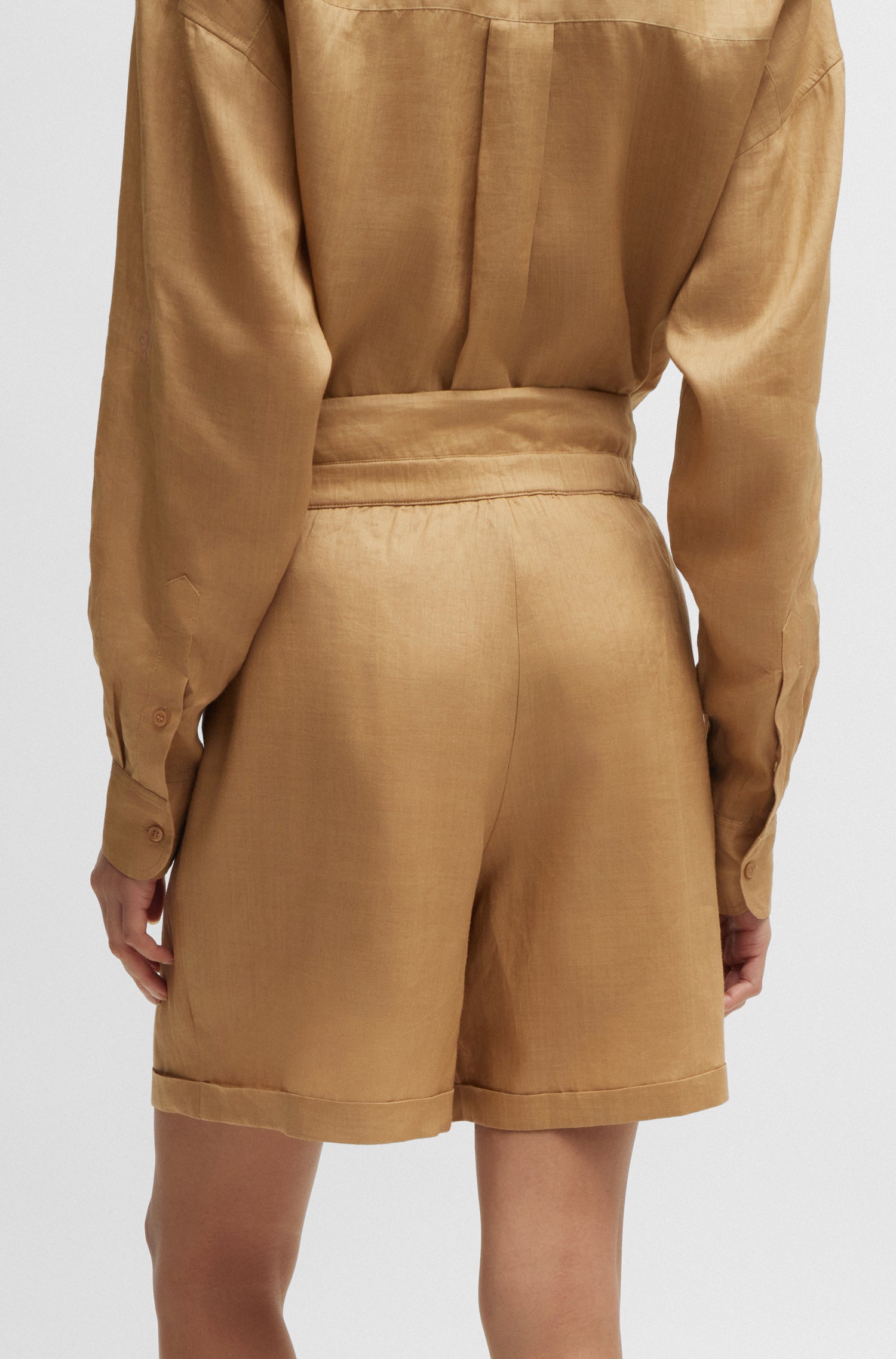 LIGHT & PASTEL BROWN // TROUSERS C_TURRINA