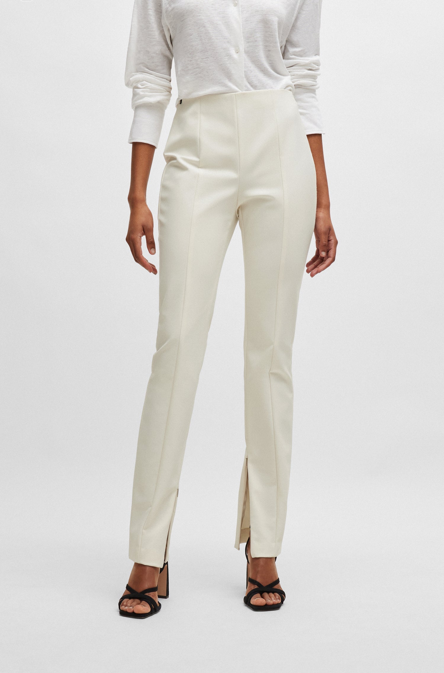 HORS LIGNE // OPEN WHITE // FORMAL TROUSERS TUKEVA1