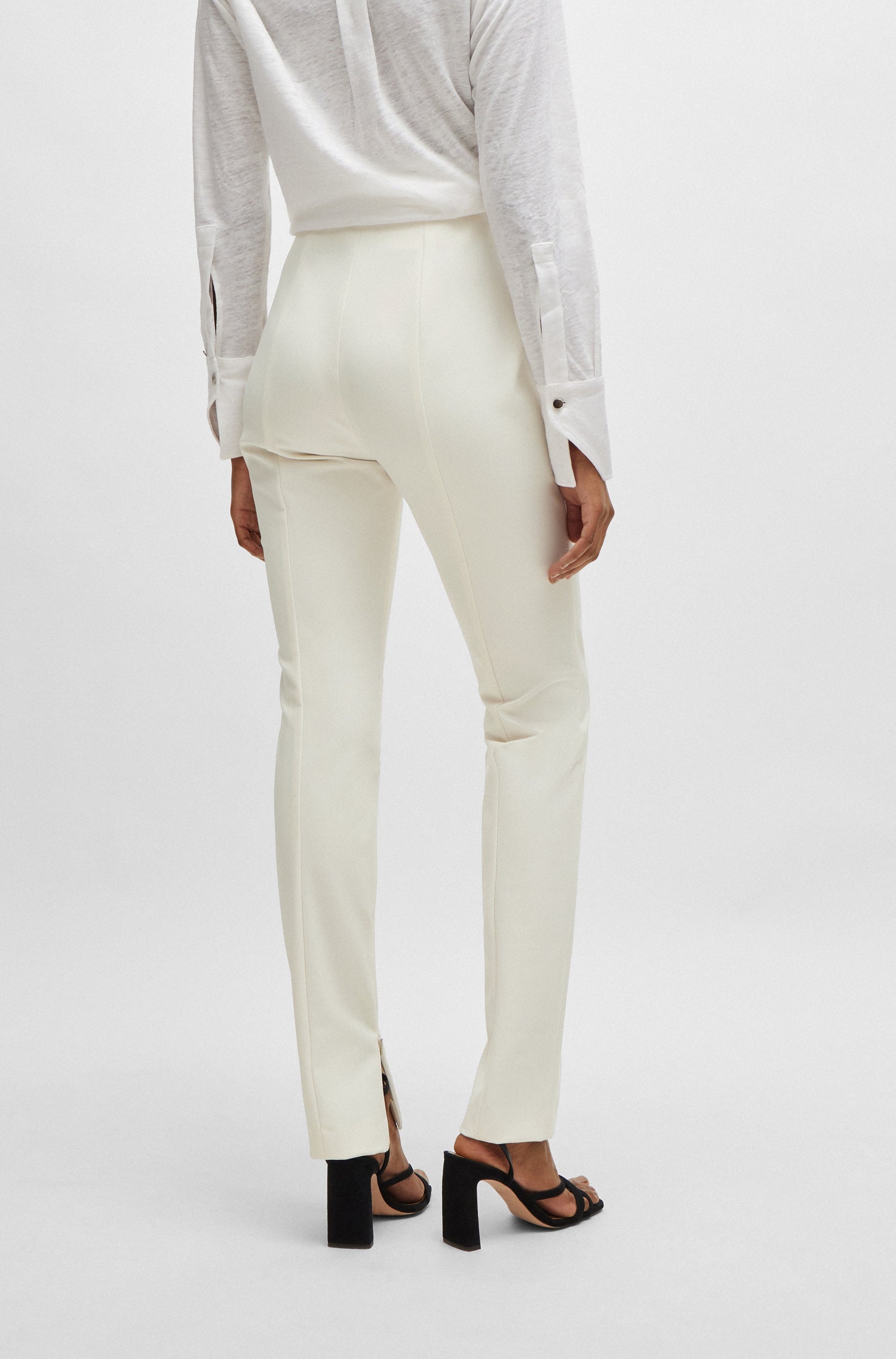 HORS LIGNE // OPEN WHITE // FORMAL TROUSERS TUKEVA1