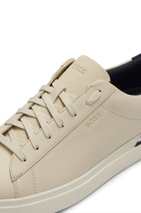 Clint leather trainers - Open White