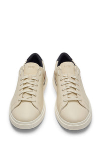 Clint leather trainers - Open White