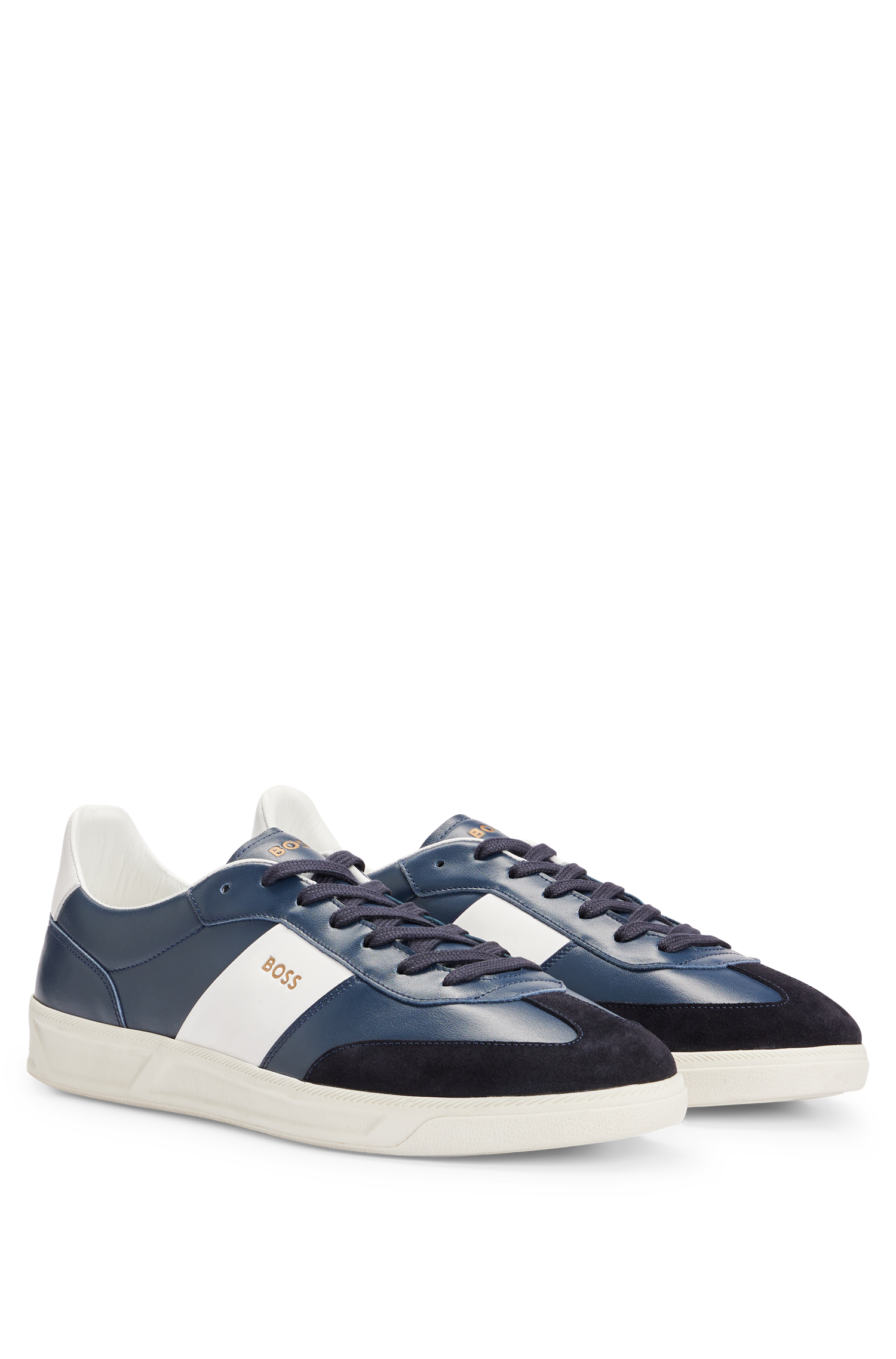 NAVY // LACE-UP TRAINERS BRANDON_TENN_LTSD