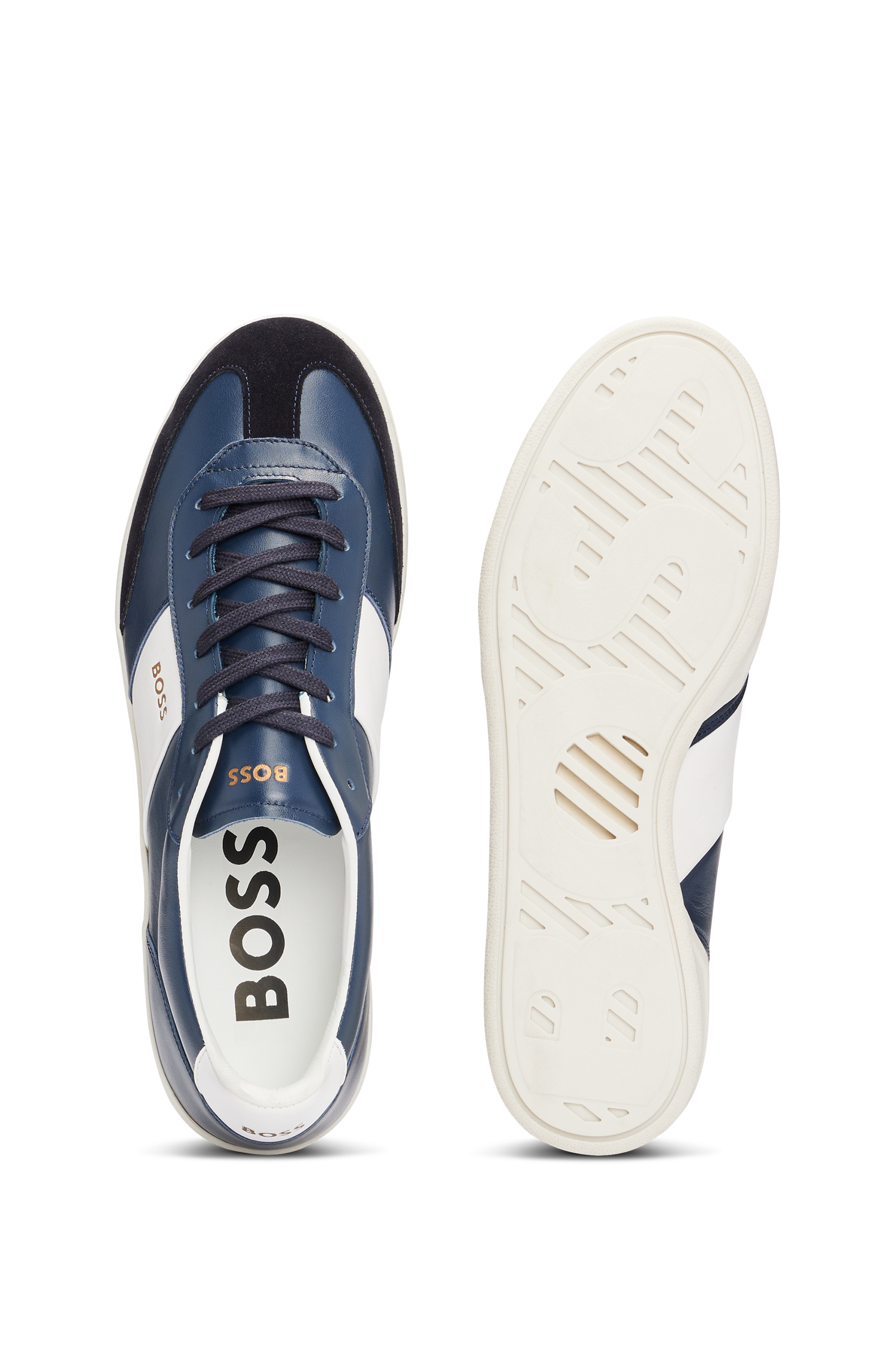 NAVY // LACE-UP TRAINERS BRANDON_TENN_LTSD