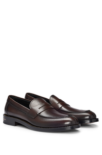 DARK BROWN // DRESS SHOES ENRI_LOAF_LTPE