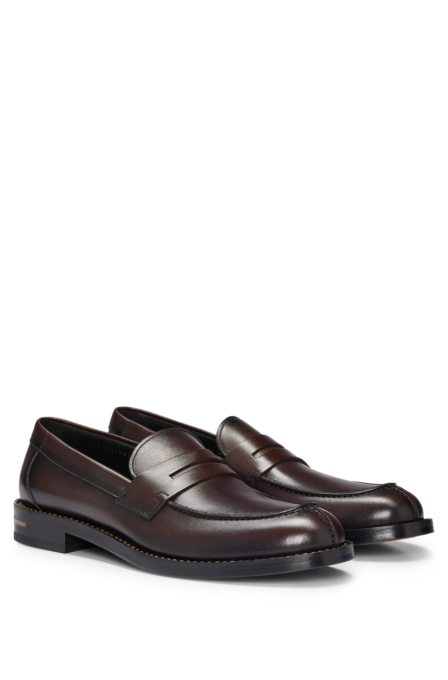 DARK BROWN // DRESS SHOES ENRI_LOAF_LTPE