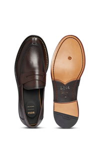 DARK BROWN // DRESS SHOES ENRI_LOAF_LTPE