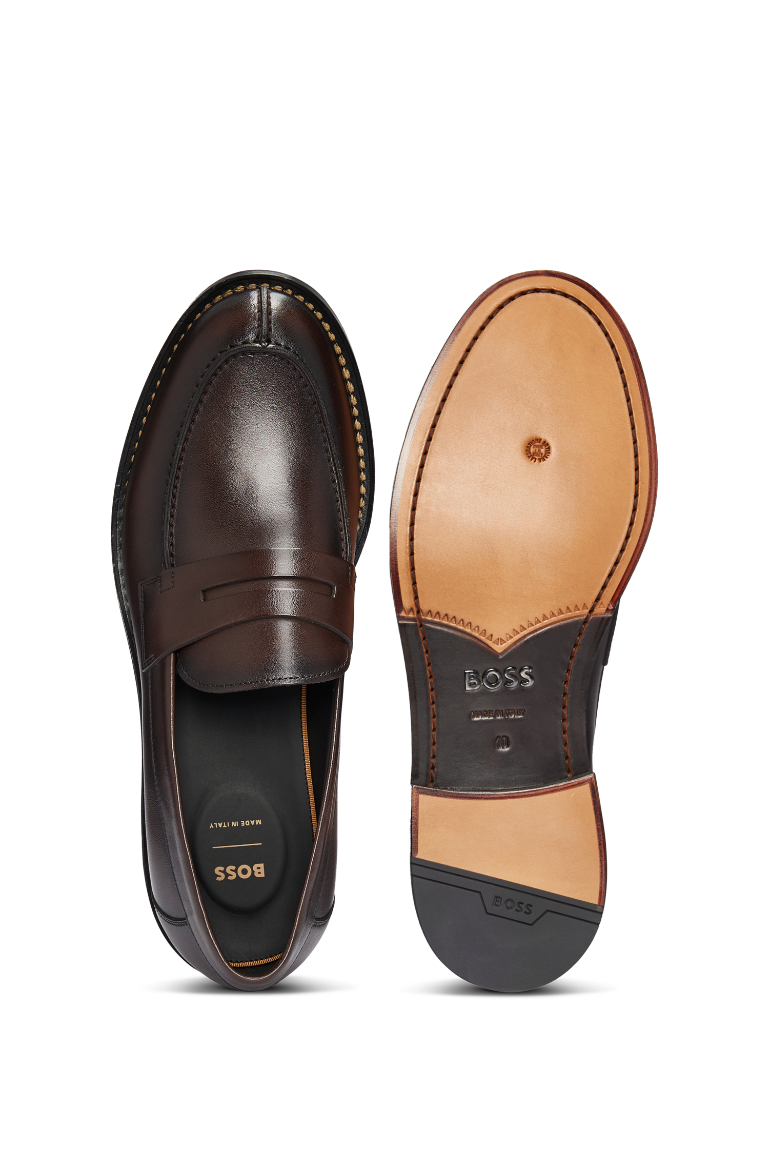 DARK BROWN // DRESS SHOES ENRI_LOAF_LTPE
