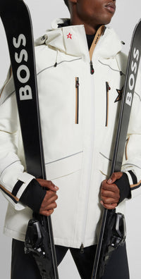 Boss x Perfect Moment Hooded Down Jacket - Open White