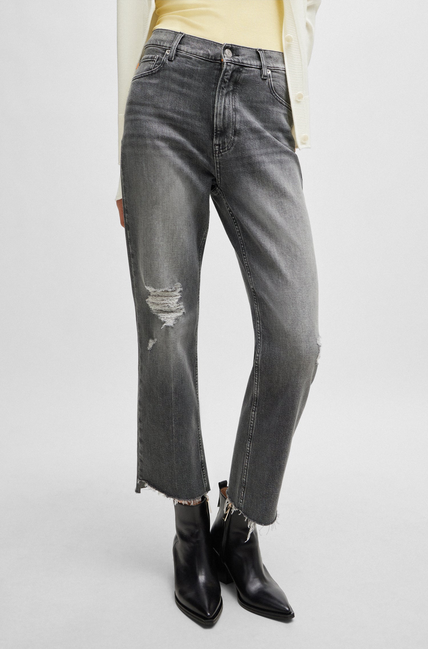 HORS LIGNE // MEDIUM GREY // JEANS C_ADA HR C 5.0