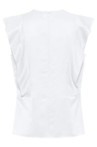 WHITE // TAILORED BLOUSES BILEINA