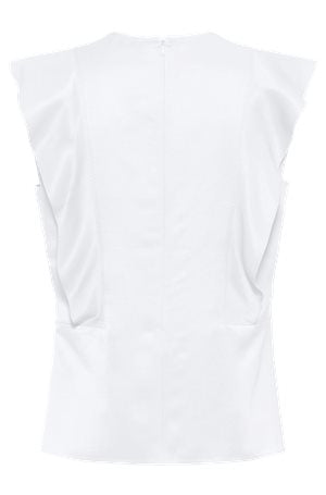 WHITE // TAILORED BLOUSES BILEINA