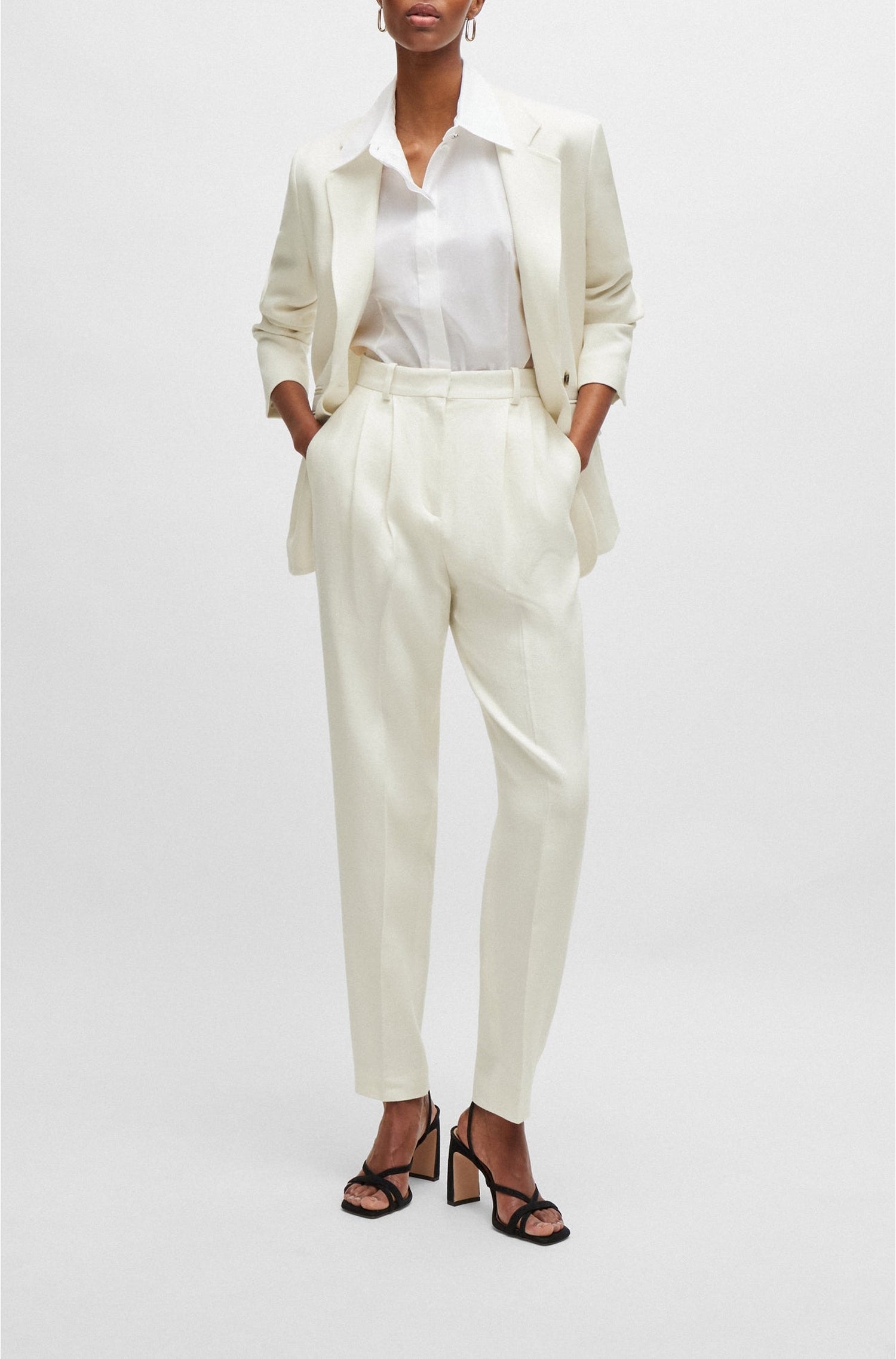 REF ADD // MEDIUM BEIGE // CASUAL TROUSERS DELAWARE3-1-20