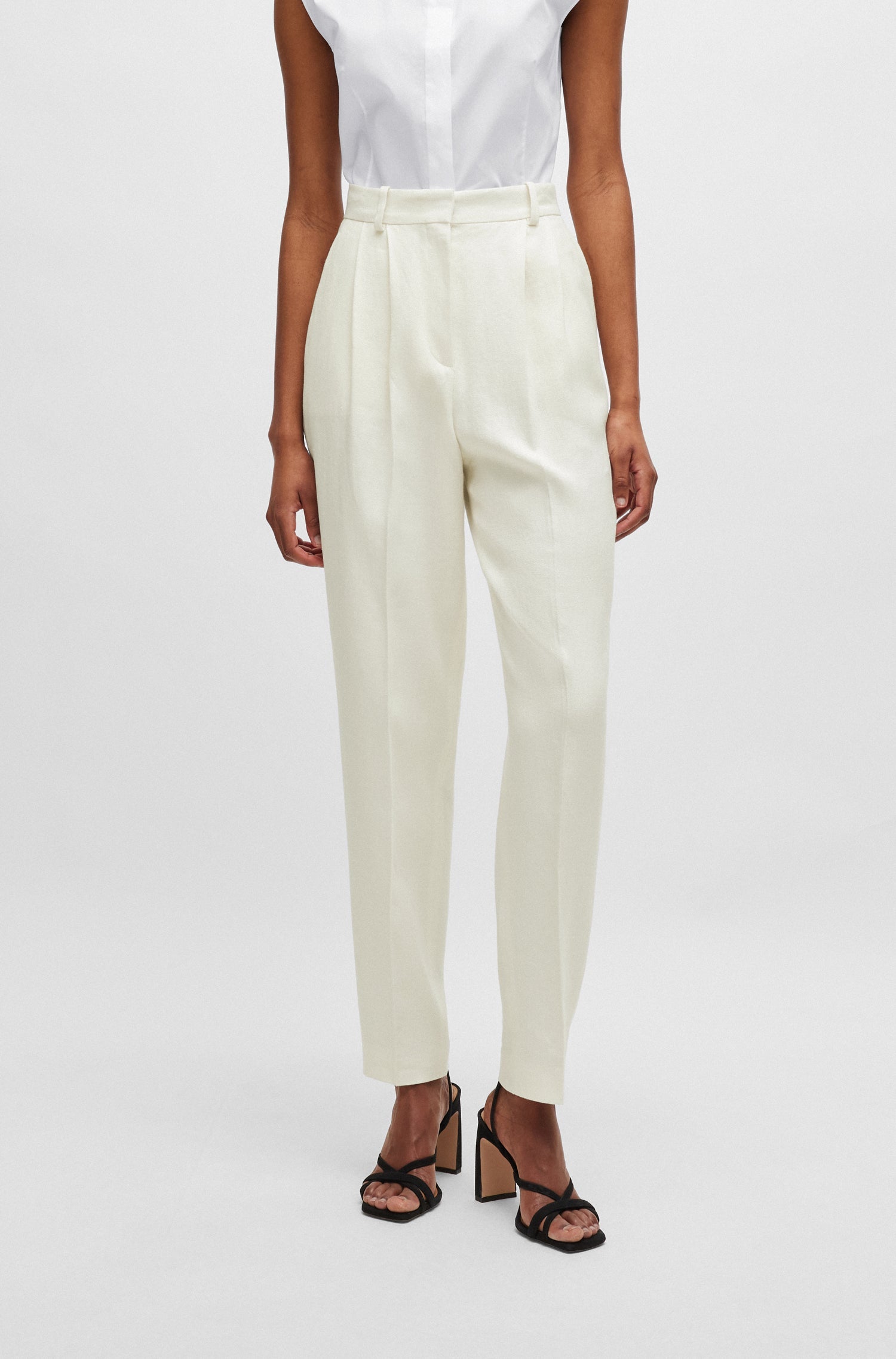 HORS LIGNE // OPEN WHITE // FORMAL TROUSERS TEFIKE
