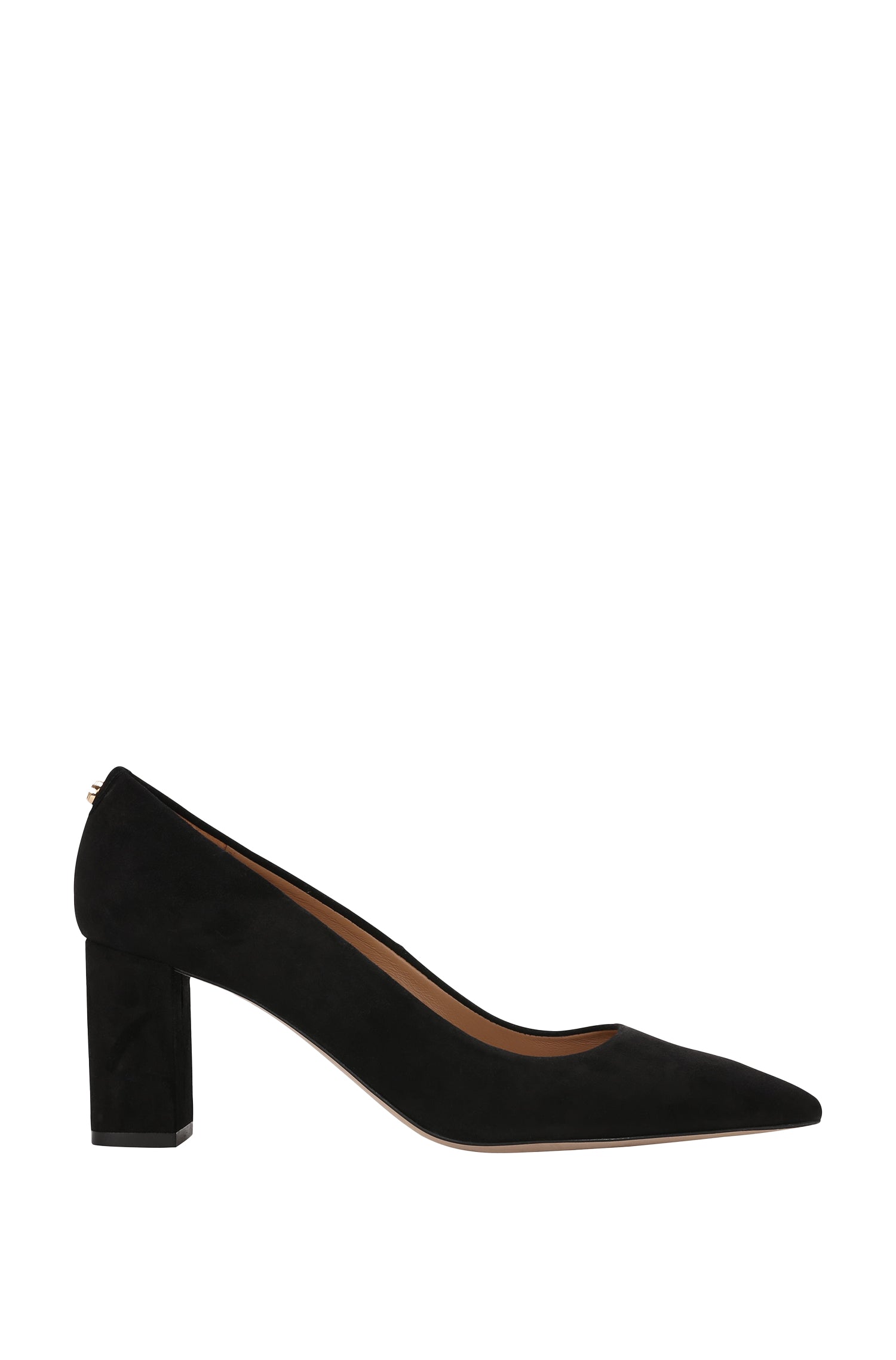 Janet leather court shoes - Black