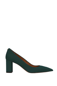 Janet leather court shoes - Open Green
