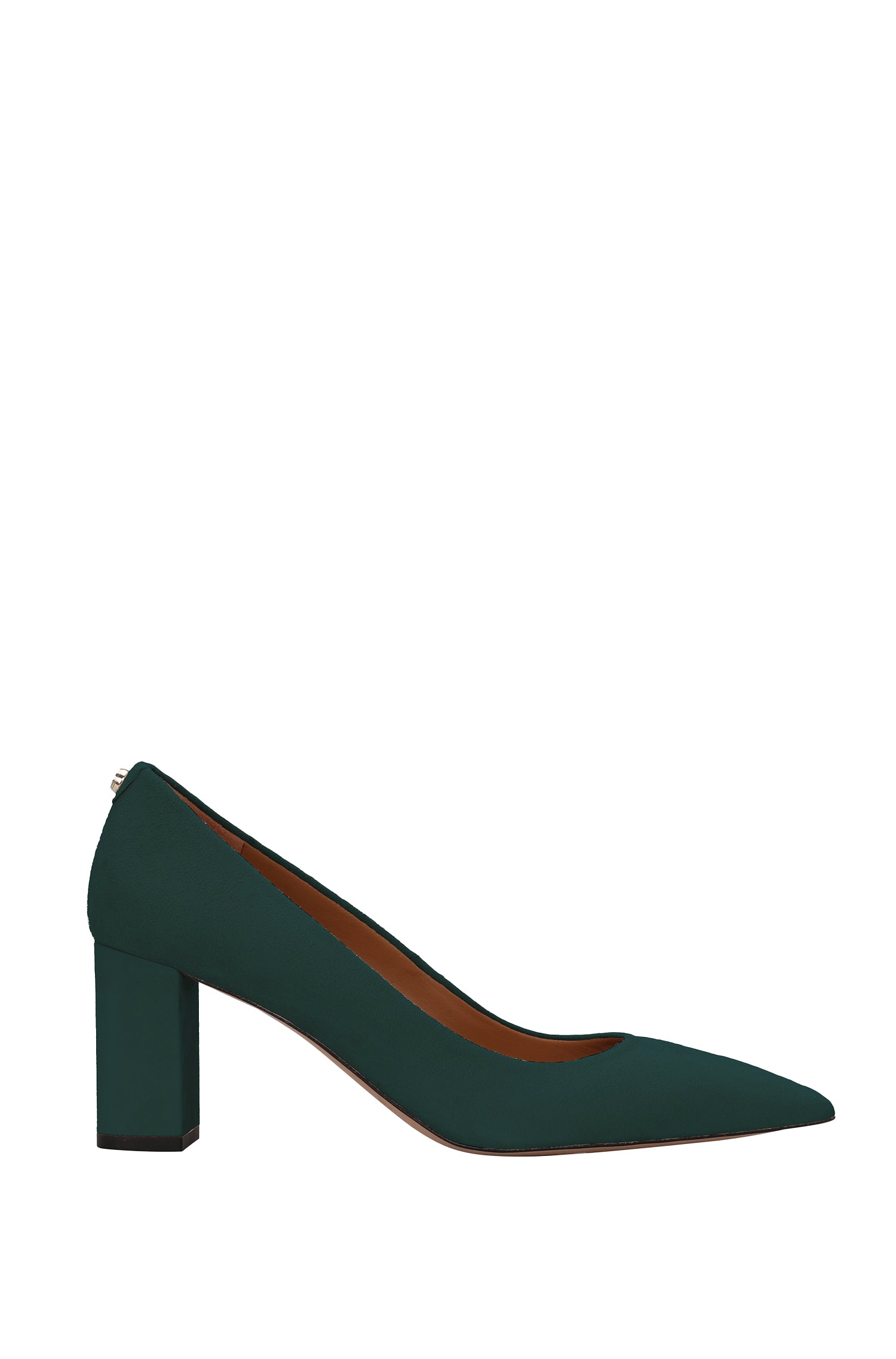 Janet leather court shoes - Open Green