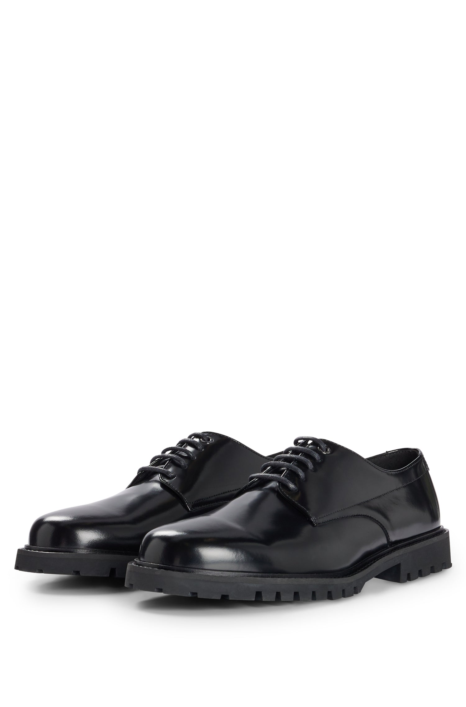 Richayl leather derbies - Black