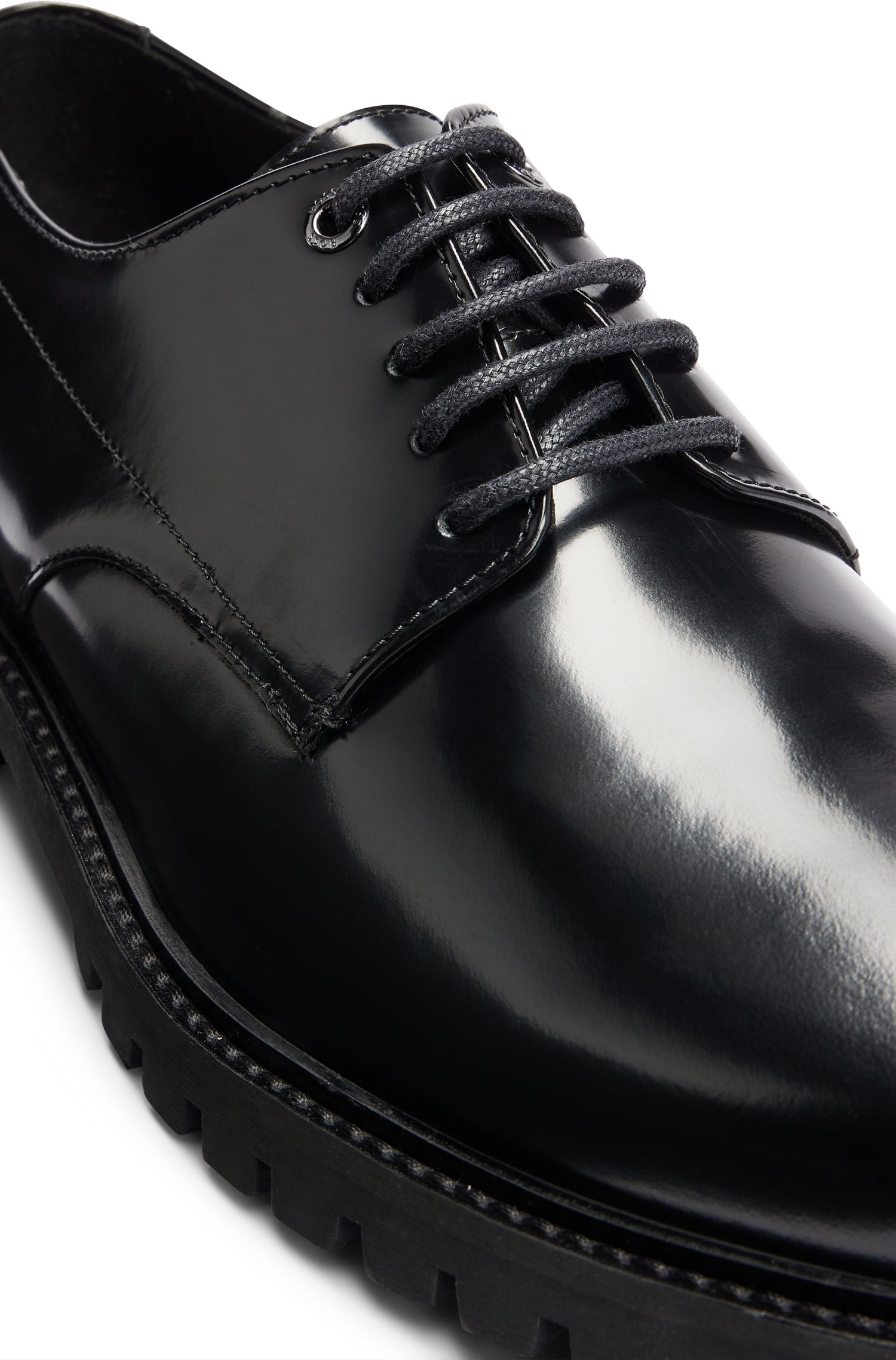 Richayl leather derbies - Black