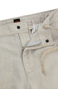 LIGHT BEIGE // SHORTS SISLA-6-CARGO-SHORTS
