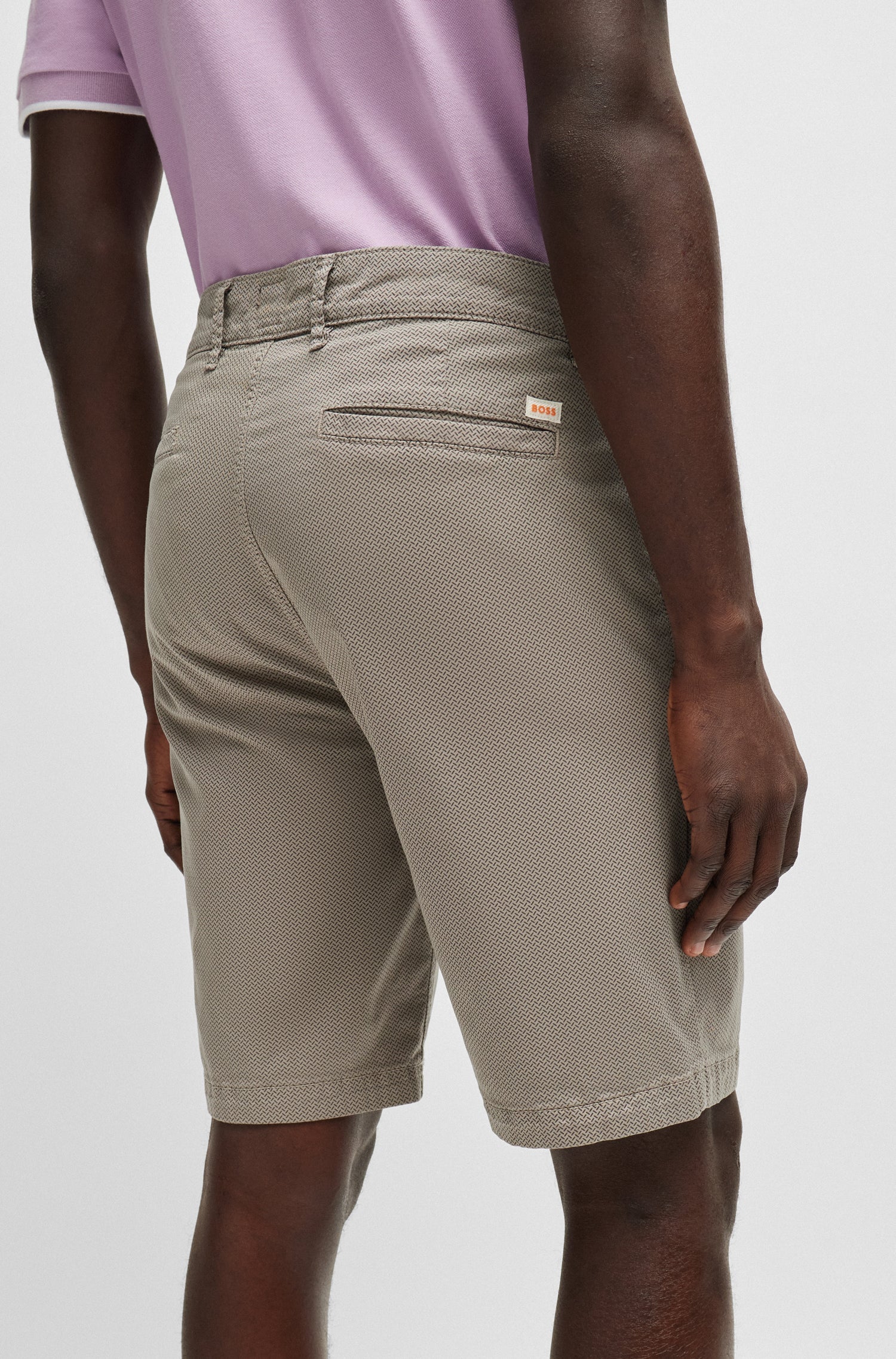 OPEN BROWN // SHORTS CHINO-SLIM-SHORTS