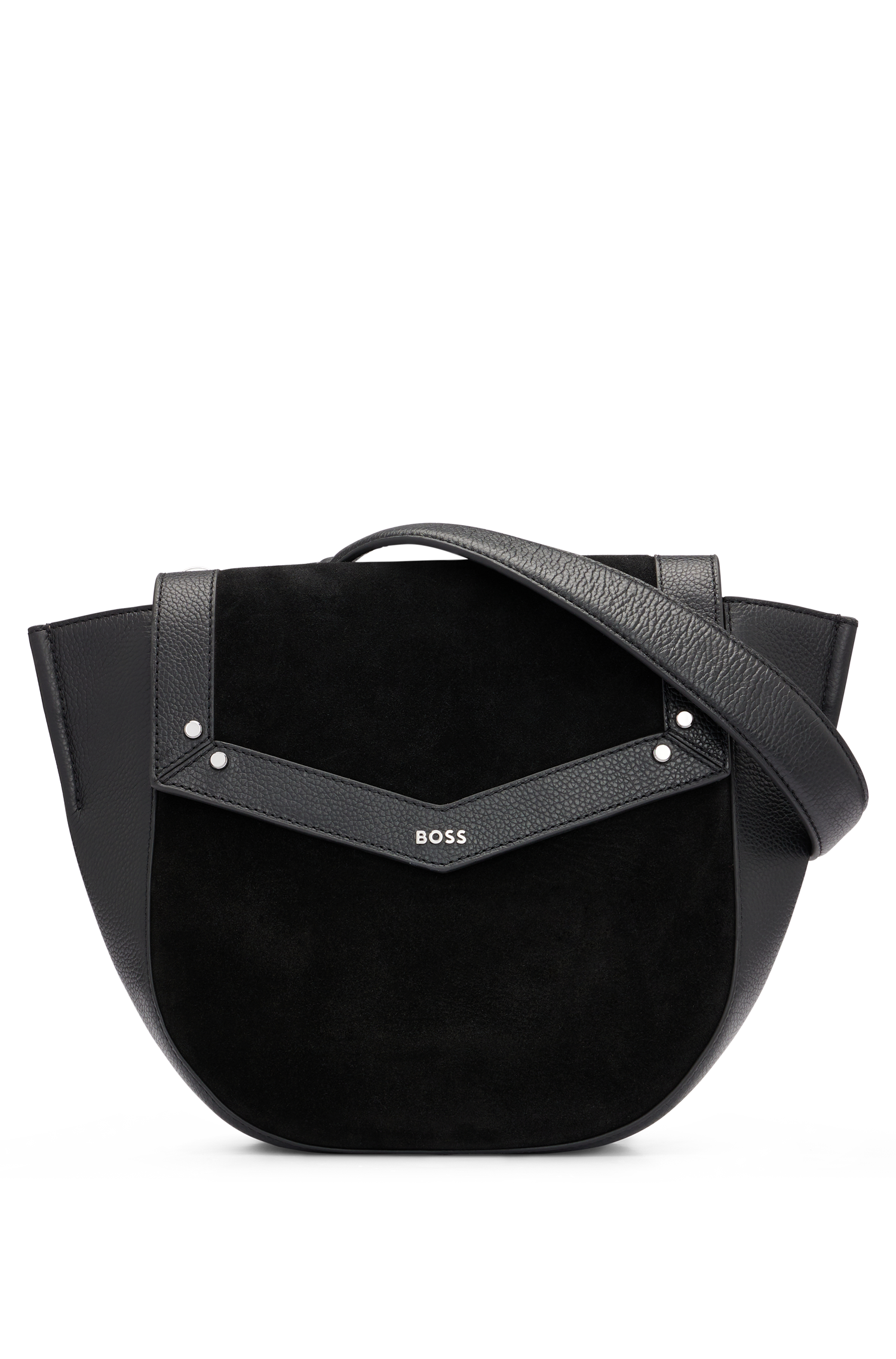BLACK // CROSSBODY BAGS IVY SADDLE-F