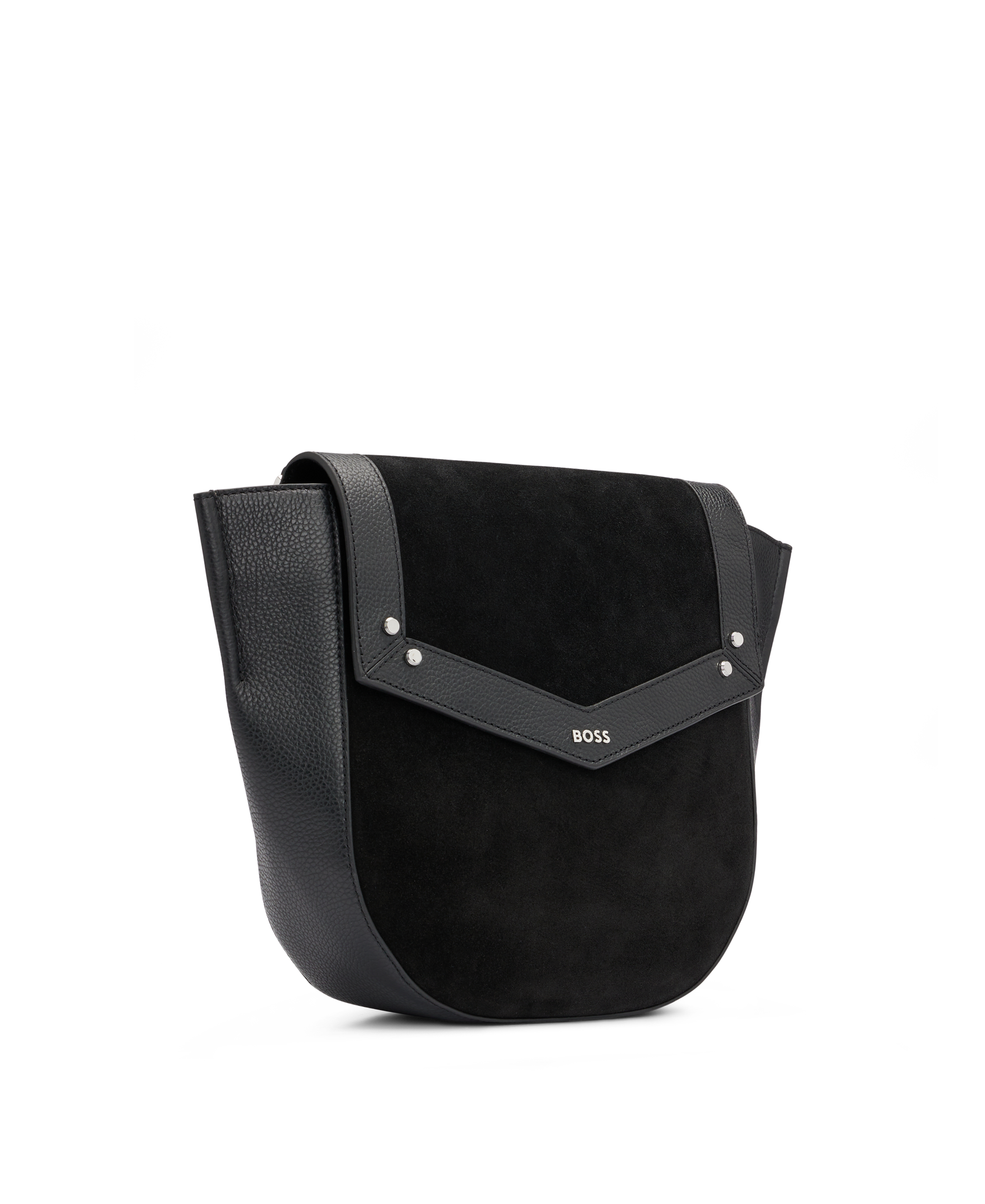 BLACK // CROSSBODY BAGS IVY SADDLE-F