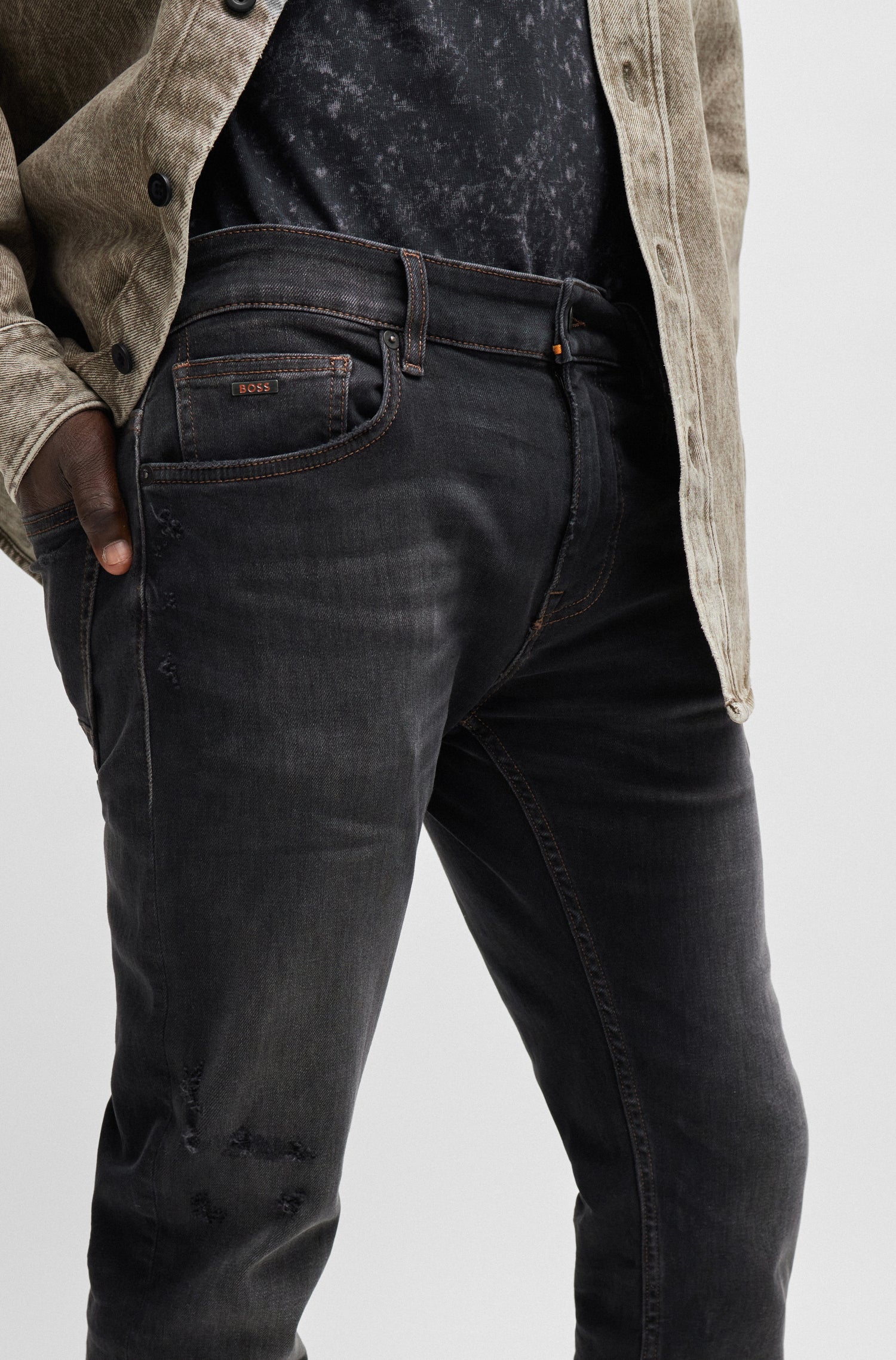 Jean Delaware - Dark Grey