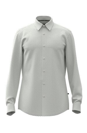OPEN WHITE // CASUAL SHIRTS P-ROAN-KENT-C1-233