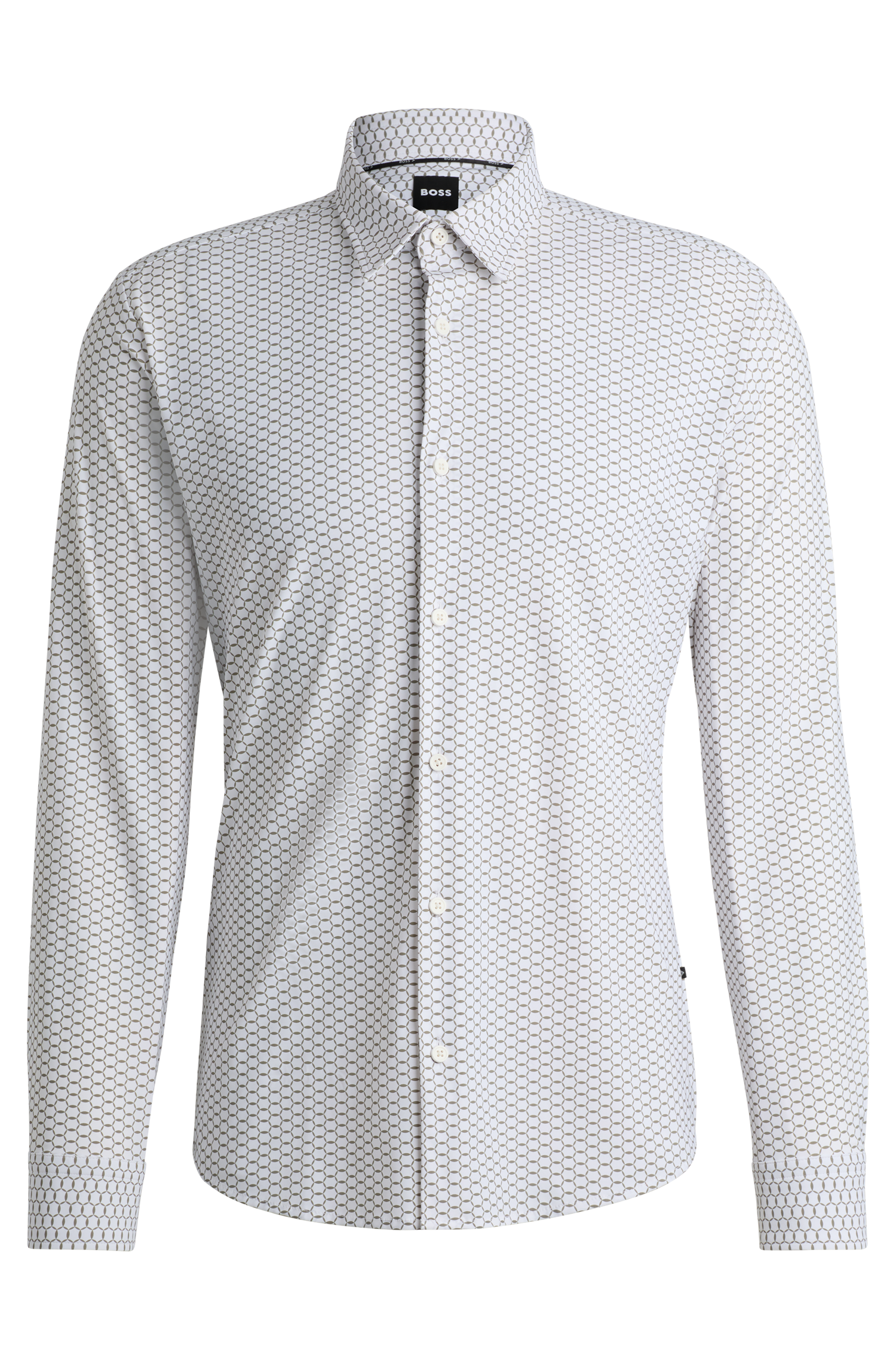 OPEN WHITE // CASUAL SHIRTS P-ROAN-KENT-C1-233