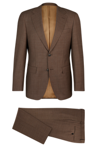 MEDIUM BROWN // SUITS L-JARROD-2PCS-241