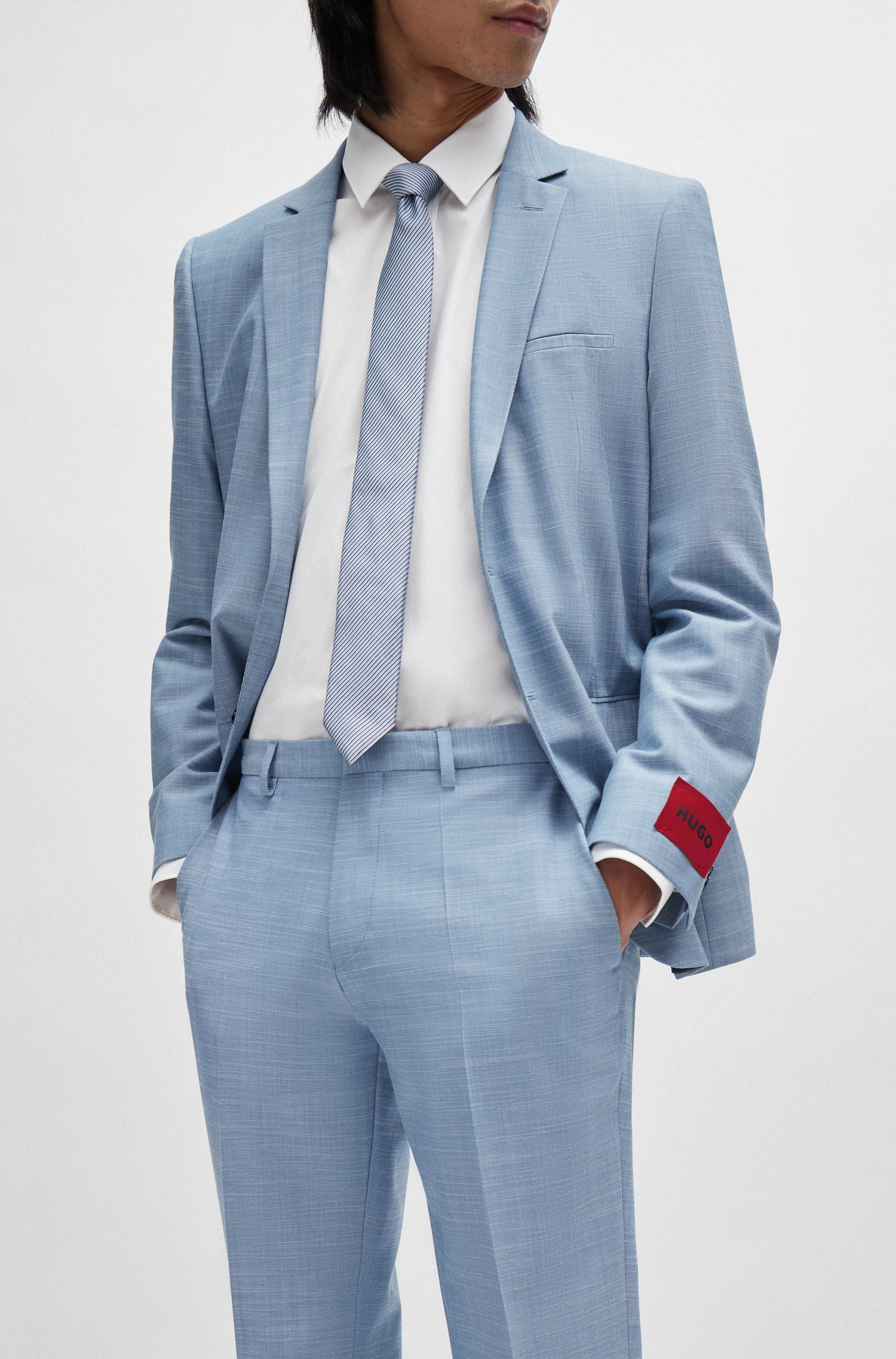 REF ADD // SILVER // BUSINESS SUITS H-HUGE-2PCS-224