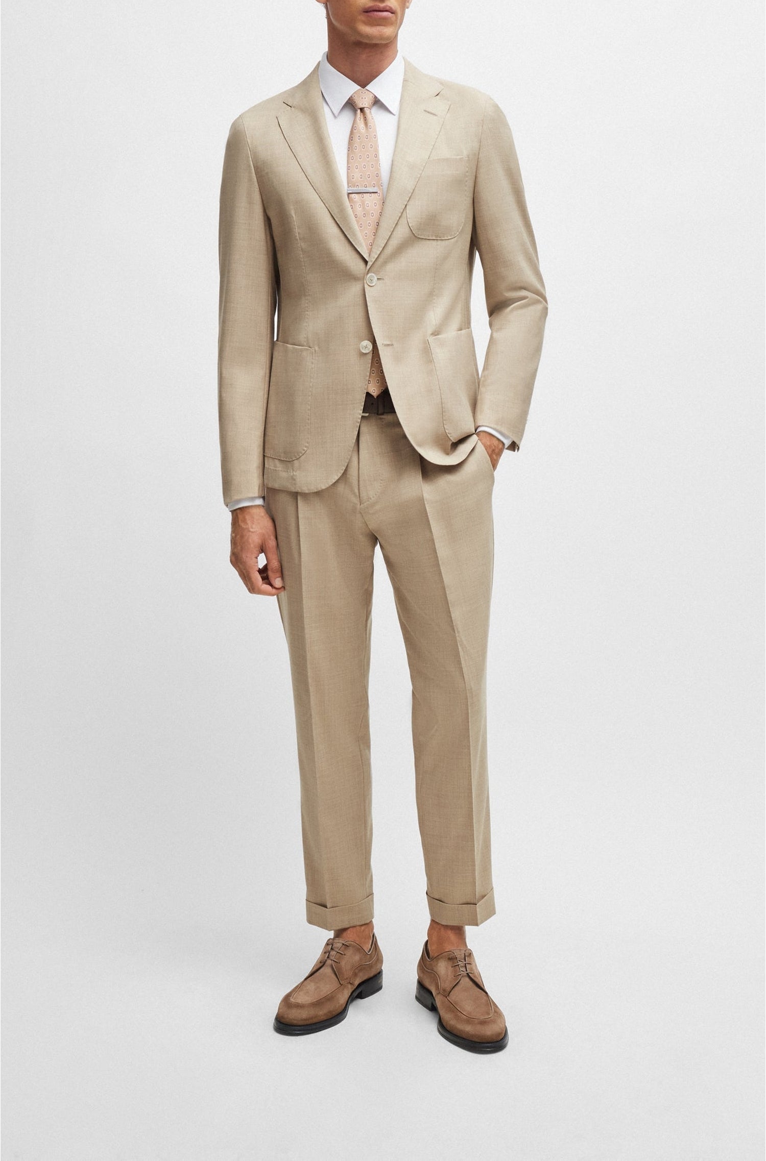 MEDIUM BEIGE // DRESS SHOES TERRY_DERB_SDVPPI