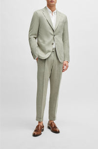 OPEN GREEN // TROUSERS L-PEET-PLEAT-241
